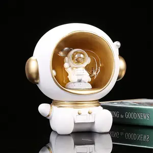 Creative Cosmonaut Children's Night Light Bedroom Decorative Lamp Creative Piggy Bank For Kids Gifts