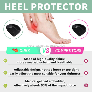 Échantillon Gratuit : Coussinets de Talon en Gel de Silicone pour Tissus, Manchons de Soutien, Chaussettes Amortissantes, Protège-Talons pour Talons Secs, Craquelés et Douloureux - Product Image 3