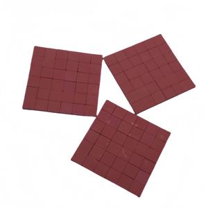 Plaque de revêtement intérieur en céramique de qualité industrielle, adhésive rouge, résistante à l'usure et aux hautes températures - Product Image 4