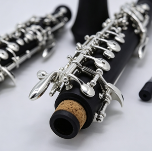 Oboe semi-automatique à 22 clés en <span class=keywords><strong>bois</strong></span> synthétique, gamme Do, clés nickelées, idéal pour les étudiants débutants, directement de l'usine - Product Image 1