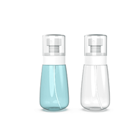 Flacon pulvérisateur à fine brume de 60 ml pour l'hydratation du visage avec une ultra micro-buse, atomiseur en plastique rechargeable, anti-fuite pour les soins de la peau