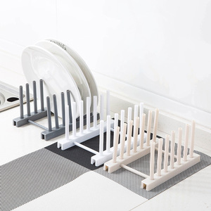 <span class=keywords><strong>HelloWorld</strong></span> Cuisine Plaque Plat Rack Pot Couverture Rack Ménage Stockage Égouttoir Étagère Détachable Accessoires Pour La Maison Porte-Gobelet - Product Image 3