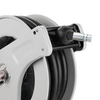Enrouleur de tuyau de carburant avec distributeur de carburant portable en caoutchouc robuste de 3/4 "15m avec pompe 12v
