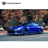 Kit de motorisation de Robot en fibre de carbone, pour nissan-n GTR R35, modèle de pare-choc, jupe latérale, accessoire diffuseur de Spoiler FRP/CF