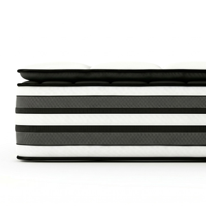 Colchón Híbrido de Espuma Viscoelástica Personalizado con Muelles Ensacados, Diseño Moderno, 25cm de Grosor, Suavidad Media, para Escuela, Hotel, Dormitorio, C6 Moderno Puf - Product Image 2