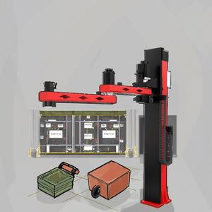 Nouveau robot de palettisation à quatre axes BORUNTE BRTIRPZ2080A, charge utile de 80 kg, bras de 2000 mm, facile à utiliser pour la palettisation de sacs/cartons - Product Image 2