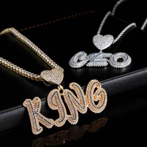 Colgantes Hip Hop Personalizados con Moissanita VVS Engastada, Plata 925 Bañada en Oro Real, Dijes Iced Out, Pasa Prueba de Diamante GRA, Fabricante B2B - Product Image 6