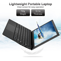 Ordinateur portable étudiant abordable 10,1'' Android 12 Allwinner A133 Quad-Core 2 Go de RAM 64 Go de stockage, fin et léger pour l'éducation et les enfants