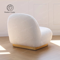 Madamcenter Moderne Mignon Moelleux Réception Canapé Siège Banc Unique Poire Bébé Enfant Waitng Chaise Salon Salle d'Attente en Bois