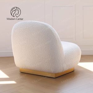 Madamcenter Moderne Mignon Moelleux Réception Canapé Siège Banc Unique Poire Bébé Enfant Waitng Chaise Salon Salle d'Attente en Bois - Product Image 4