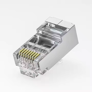 Vàng-mạ hàng tăng gấp đôi dòng lỗ RJ45 Modular nối cắm Cat6/CAT5E cáp với vật liệu đồng thau FTP tiêu chuẩn ODM Nhà cung cấp - Product Image 5