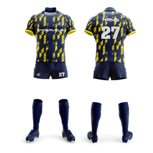 Uniforme de Rugby de Nuevo Diseño y Alta Calidad, Uniforme de Rugby de Secado Rápido al por Mayor, Uniforme de Rugby Transpirable - Product Image 4