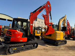 For Used KX165-5 KX163 Red Crawler Excavator 6.5 Tons Engine & Motor KYB Components 34.1KW Power for <b>Foundation</b> Digging - Product Image 5