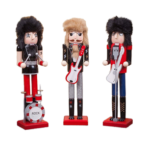 Cascanueces Navideño de Madera de 15 Pulgadas, Diseño Creativo, Tradicional, Hecho en China - Product Image 1