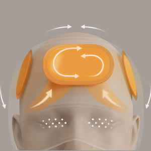 Masseur intelligent pour <span class=keywords><strong>la</strong></span> <span class=keywords><strong>tête</strong></span> et les yeux avec télécommande et fonction chauffante pour <span class=keywords><strong>le</strong></span> bureau et <span class=keywords><strong>la</strong></span> maison, cadeaux portables OEM/ODM pour <span class=keywords><strong>la</strong></span> relaxation du cuir chevelu - Product Image 2