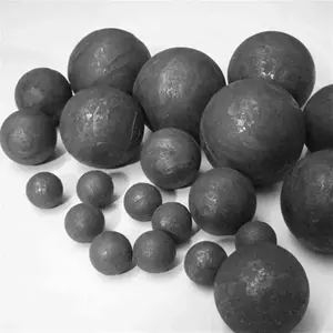 Hi chrome media grinding balls 50mm 75 mm 120mm grinding steel ball for ball mill mine cement