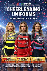 Uniforme Personalizado de Animadoras All Star, Top Corto sin Mangas <span class=keywords><strong>Azul</strong></span> y Rojo con Falda Plisada, <span class=keywords><strong>Disfraz</strong></span> de Animadoras con Pompones - Product Image 5