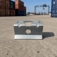Pièces de tôlerie estampées sur mesure en usine, acier inoxydable, pliage de précision, perforation, support, placage zinc bleu et blanc
