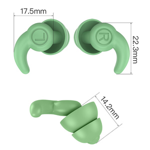 Biểu tượng tùy chỉnh Silicone nút tai cho an toàn bơi không thấm nước ngủ và giảm tiếng ồn bảo vệ thính giác - Product Image 2