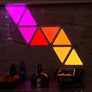 Musik Smart Lighting Magic RGB LED-Flächen leuchten für die Dekoration Party Triangle Jigsaw Board Stitch able Decken leuchte - Product Image 6