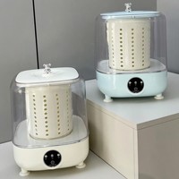 Mini-lave-linge portable 14L grande capacité, seau carré, pour laver les soutiens-gorge et les sous-vêtements, idéal pour la maison, le dortoir et l'appartement