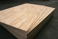 Planche en Bois de Caoutchouc Massif 100% Écologique Design Contemporain Qualité Construction Cuisine Chambre Extérieur