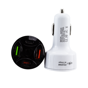 Mini chargeur de voiture rapide téléphone portable PD 30 W QC 3.0 double chargeur de voiture rapide - Product Image 6