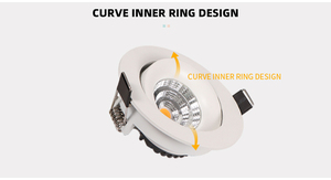 Foco LED Empotrable Regulable Triac/0-10V/DALI IP44 de 7W, Downlight COB de Aluminio para Techo - Product Image 2