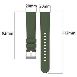 Correa Práctica de Gran Venta para Huami Amazfit Active Huami <span class=keywords><strong>GTS4</strong></span> <span class=keywords><strong>Mini</strong></span>, Correa de Reloj Inteligente Brillante de Color Sólido de 20 mm - Product Image 4
