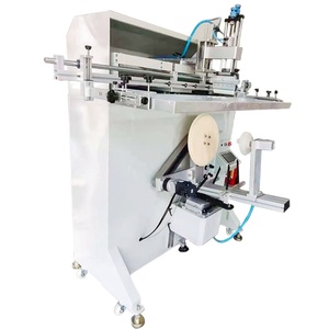 Machine d'impression sérigraphique automatique à servomoteurs pour fûts métalliques, seaux et barils, avec nouveau système opérationnel PLC pour les industries agricoles - Offre Spéciale - Product Image 2