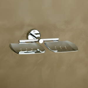 Porte-savon en verre double de qualité supérieure support mural commercial pour commodités de salle de bain 5 étoiles Hotel & Resort - Product Image 1