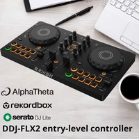 DJ DDJ-FLX2 Dual Channel DJ Controller untuk Pemula-Instrumen Musik untuk Penggunaan di Rumah