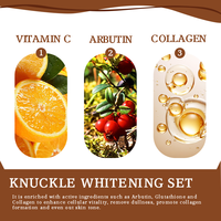 LANORIENT Ensemble de blanchiment rapide Gluta, Vitamine C & E, Arbutine, Savon éclaircissant, Huile corporelle, Lotion, Crème pour le visage et le corps