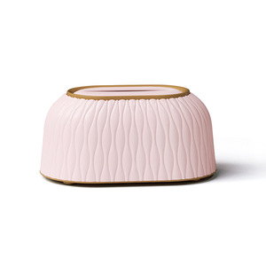 Boîte à mouchoirs créative princesse, rangement multifonctionnel pour salle de bain, salon, bureau, blanc ivoire, bleu lac, rouge prune, rose - Product Image 4