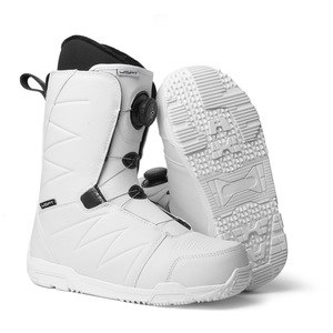 Chaussures de <span class=keywords><strong>snowboard</strong></span> pour sports d'hiver, tout terrain, boucle en acier, pour femmes et hommes, port rapide, blanc, PU, caoutchouc, mousse EVA, peau de mouton - Product Image 3