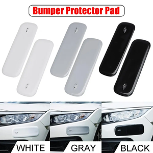 2Pcs Car Bumper Protector Guard <b>Strip</b> Auto Anti-collision <b>Strip</b> Bumper Corner Guard Protector Anti-rub Car Sticker - Product Image 1