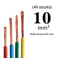Vente directe d'usine, fil de cuivre pur standard à âme souple, fil à un seul conducteur, fils multibrins, câble flexible pour la décoration intérieure