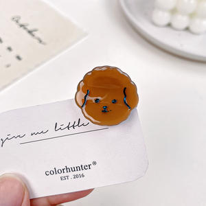 Pinzas de Pelo de Acetato con Diseño de Animales Coreanos, Personalizadas al por Mayor, Pinzas de Pelo Mini de Alta Calidad con Diseño de Perro, Accesorios para el Cabello para Niñas - Product Image 6