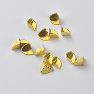 Gold <b>Corner</b> <b>Protectors</b> 9mm Zinc Alloy Protective Hardware For Bags Luggage Anti Collision - Product Image 4