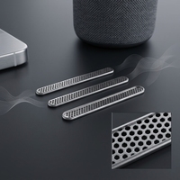 Grille de protection en maille métallique en acier inoxydable anti-poussière et transparente pour microphone, pièce de rechange pour écouteurs sans fil