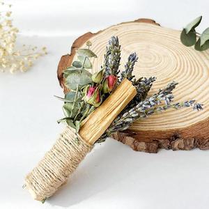 Kit de Purificación y Meditación Artesanal con Aroma a Rosa, Canela, Naranja Dulce, Salvia Blanca, Sándalo Peruano y Lavanda - Product Image 5