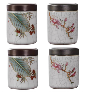 Mini-urnes funéraires <span class=keywords><strong>en</strong></span> céramique – Ensemble <span class=keywords><strong>de</strong></span> petites urnes commémoratives pour cendres d'animaux (chats, chiens) - Product Image 1