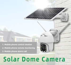 2MP 1080P WIFI IP Dome Camera ban đêm tầm nhìn năng lượng mặt trời bảng điều chỉnh Powered ngoài trời cctv Sim thẻ 4 gam được xây dựng trong mic tốc độ PTZ dome camera - Product Image 3