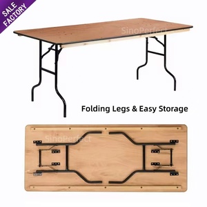 OEM ODM <b>Outdoor</b> Restaurant Wedding Round Catering Banquet Folding <b>Table</b> Durable Stable Foldable <b>Table</b> for <b>Outdoor</b> Parties - Product Image 5