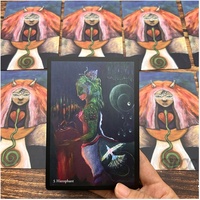 Cartes d'affirmation en papier personnalisées à prix d'usine, cartes de tarot et oracles de qualité supérieure avec finition mate, utilisation familiale, boîte personnalisée