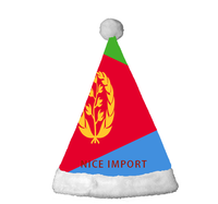 Meistverkaufte Äquatorialguinea-Flagge Weihnachtsmützen Komfortable Plüsch-Weihnachtsmützen für Erwachsene Neujahrs-Festliche Party-Kopfbedeckung