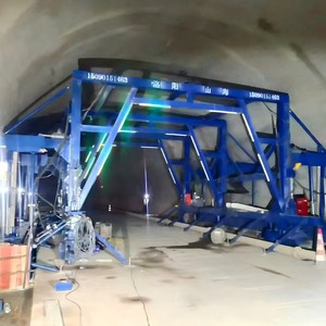 Chariot spécial en <span class=keywords><strong>acier</strong></span> industriel pour gouttières, pour tunnels de grande section et panneaux de coffrage - Product Image 5