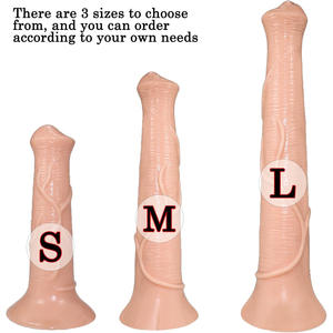 Uzaylı Şeklinde <span class=keywords><strong>Penis</strong></span> Atı Kırbacı Hayvan Dildosu Son Derece Uzun ve Kalın Su Geçirmez Taşınabilir - Product Image 5