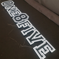 Letrero frontal de letras Led acrílico personalizado, letrero de canal 3D, letrero Led de tienda