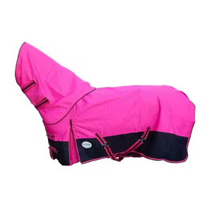 Couverture de cheval personnalisée luxueuse et confortable pour l'hiver avec couche en nylon imperméable et doublure en polyester durable pour une utilisation à long terme - Product Image 2